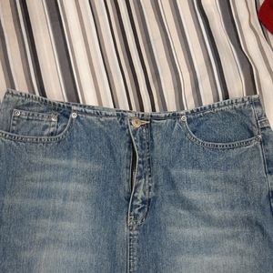 Lane Bryant Denim Skirt